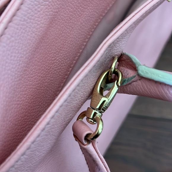 Auth Chanel Executive Tote Shoulder Bag Pink - Picture 15 of 16